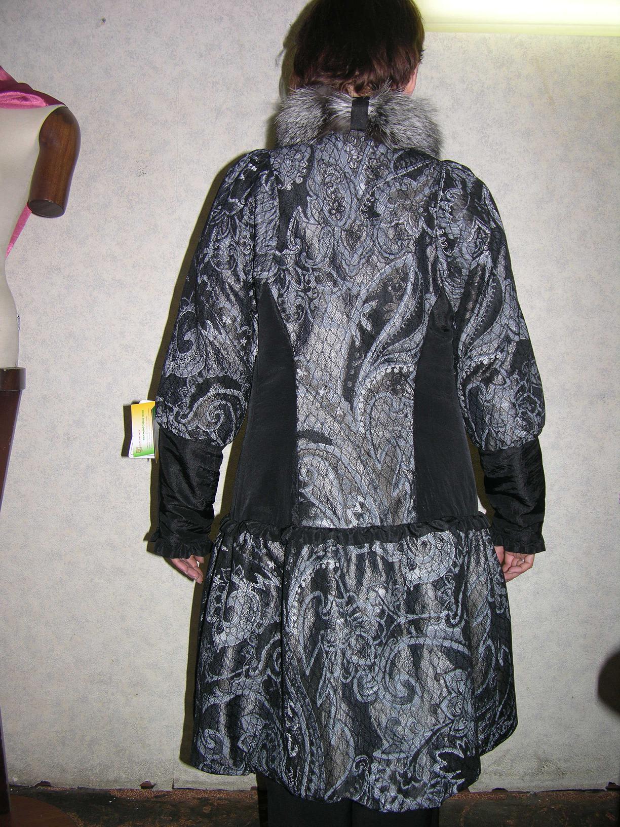 Пальто с горжеткой-спина- 2008-2009. КОЖА. Фотоальбом участника ЭЛЕН ...