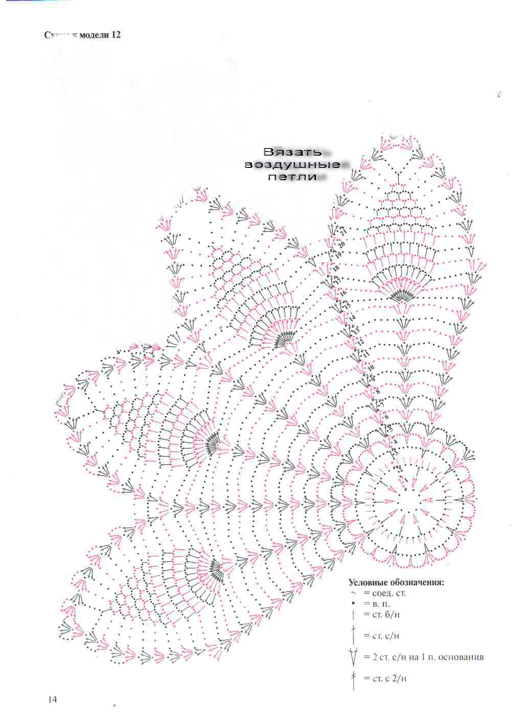 Журнал валентина вязание крючком схемы салфеток