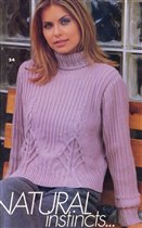 Розовый свитер 1