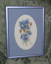 Голубые цветочки от Lanarte