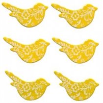 Фигурки деревянные, птица, 3,5 см. Упаковка 6 штук