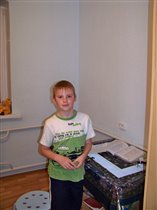 сыночек в своей комнате
