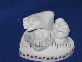 Слепки детских ручек и ножек 3D