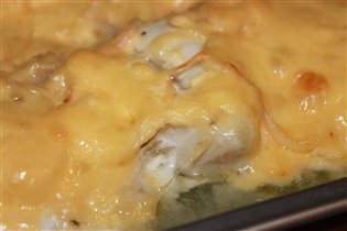 треска под сыром