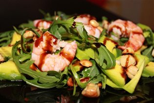 тирговая креветка во вкуснючем салате