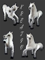 Белая лошадь.