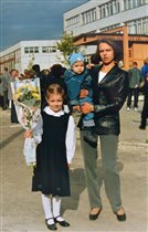 Вот так провожали Ксюшу в первый класс