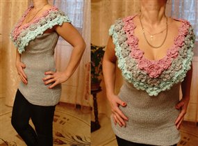81. Туника с цветами