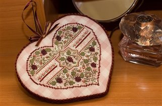 Ежевичное сердечко для обменного проекта