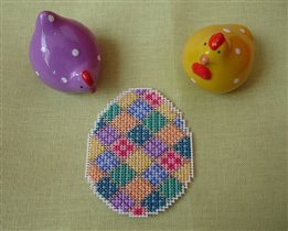 Patchwork Egg (2001 Cheryl Smith)