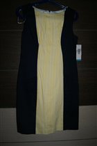 Ivy & Blu Maggy Boutique Striped Inset Sheath Dres