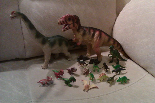 Наша коллекция динозавров