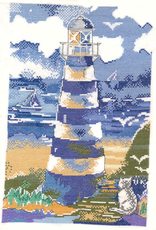 Маяк. Вышивка