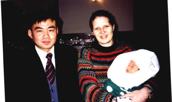 Семейная (Саша, я и Сережка). Нам 1 месяц