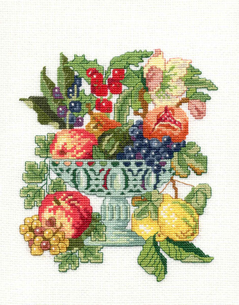 Ваза с фруктами. Анины работы