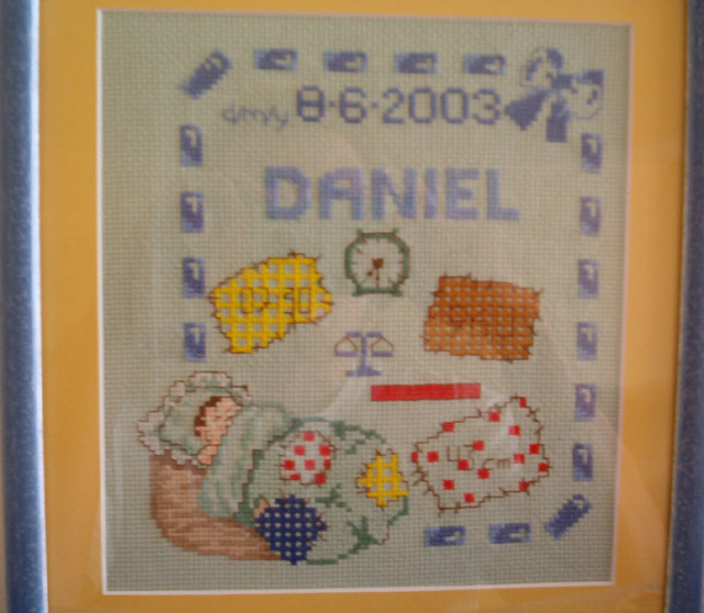 Для ребетенка подруги. вышивка