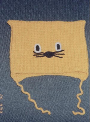 'Кошачья' шапочка. Мои работы