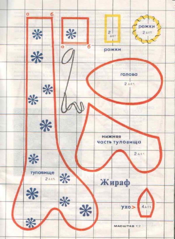 к жирафу. Игрушки (сказка своими руками)