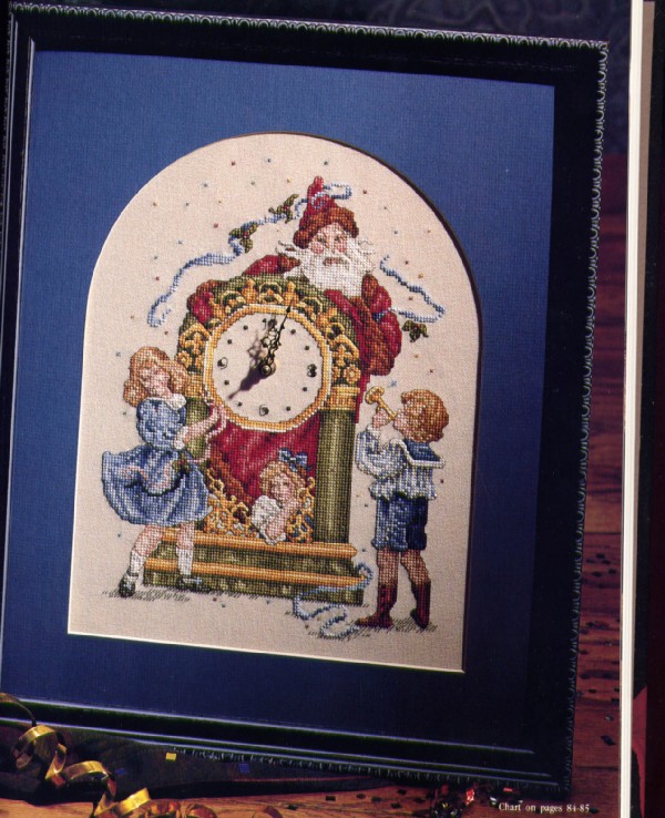 Santa clock. Часы