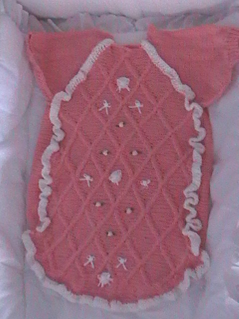 Мешок шерстяной. Вязание