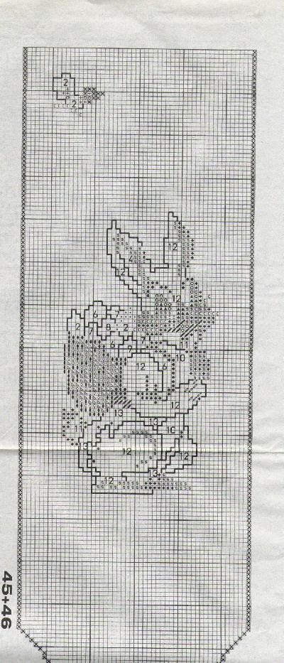 Зайчик (схема). К Пасхе