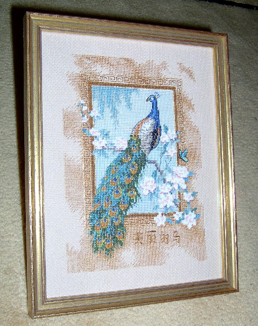 Павлин. Мои вышивки