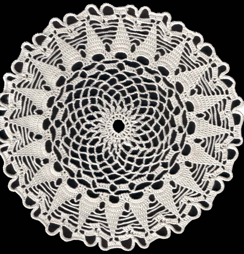 Салфетка крючком. 02 Мои работы - вязание