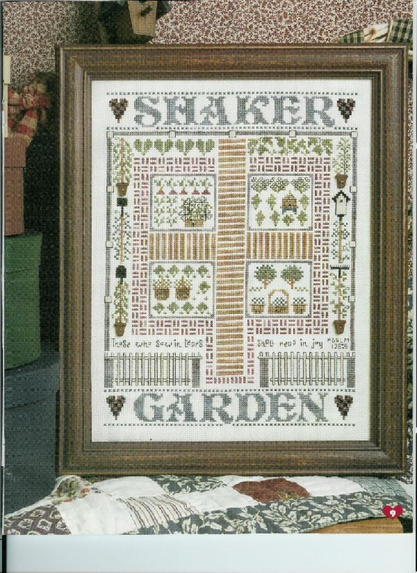 Shaker garden pic. Shaker garden