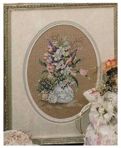 Heart vase bouquet. Stoney Creek Petals of Beauty book 89