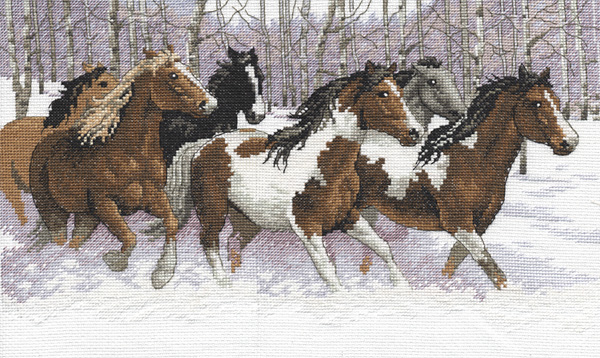 Winter Run. Моя вышивка