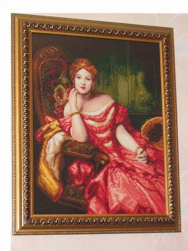 Дама в красном . Мои работы ( My works ) 