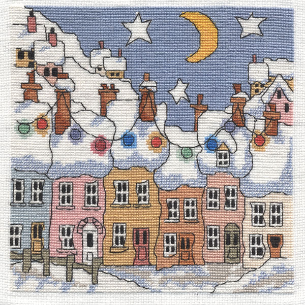 Пауэловские домики. Моя вышивка