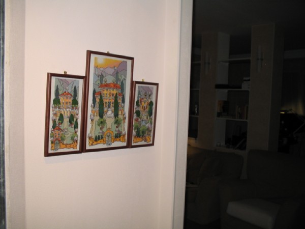 Tuscan Gardens , но вид издали. Моя вышивка