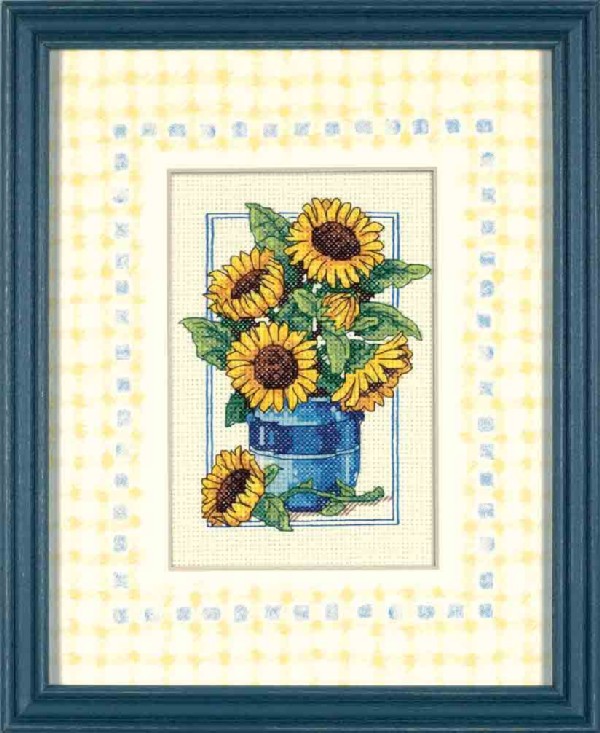 Sunflowers 1. Flowers, leaves, trees