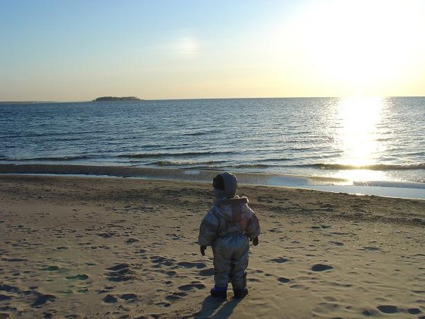 Холодное синее море.... В ожидании зимы