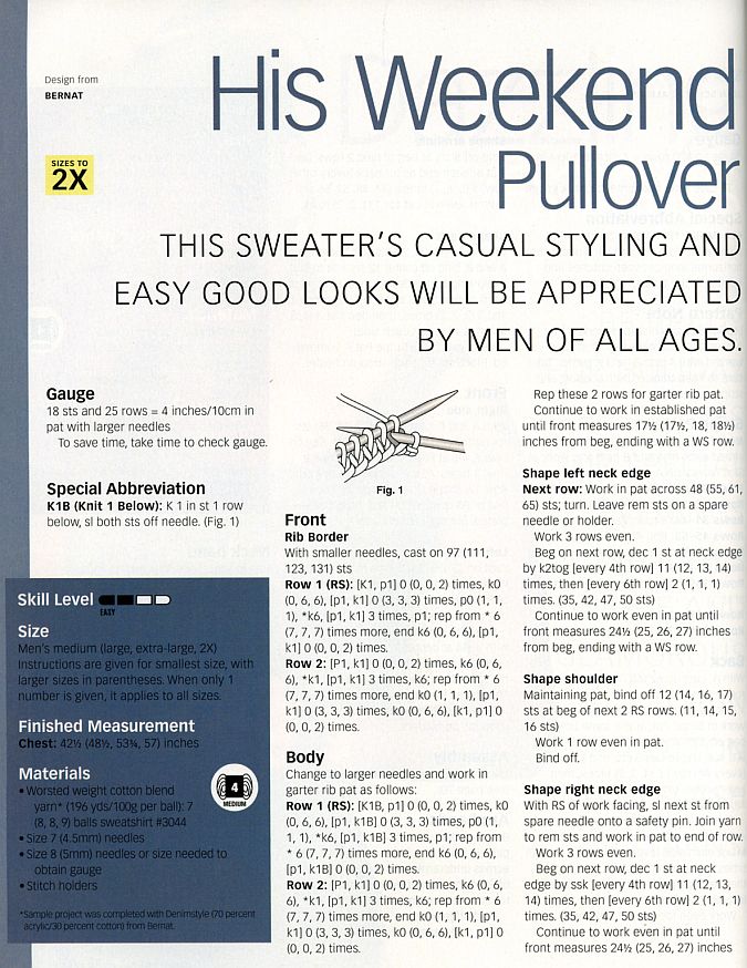 12-1. Журнал по вязанию Ноябрь 2004