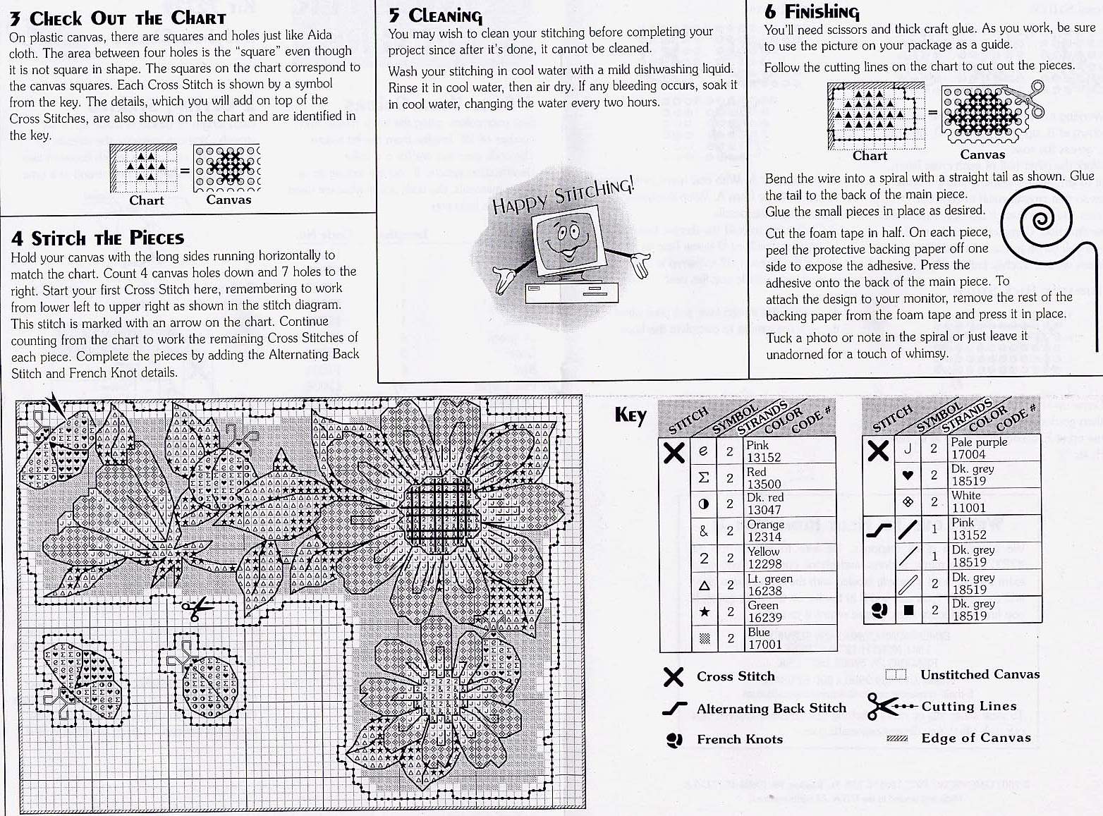 схема. пластиковая канва