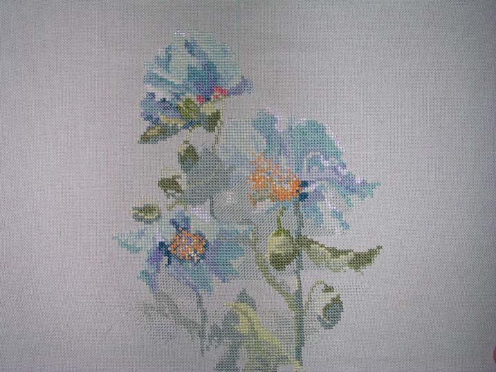 Процесс  вышивки ( NataLia). 2004 октябрь(посиделки)