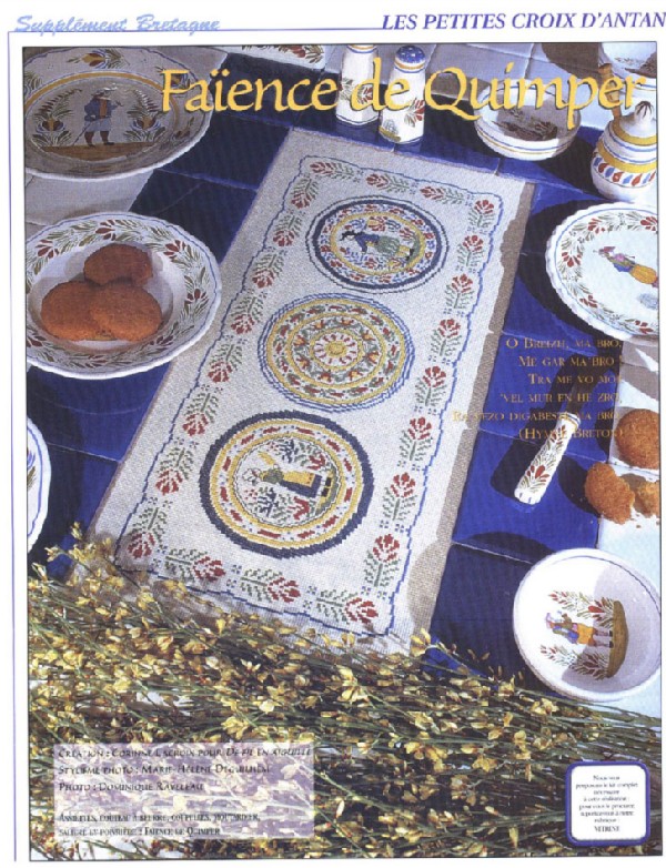 8. Bretagne, faience de Quimper. Bretagne