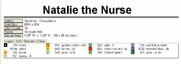 Natalie The Nurse. OCCUPATIONS (Профессии)