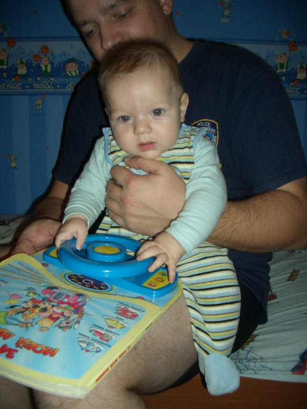 За рулём :))). Почти 5 с половиной