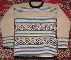 Свитер сыну. 