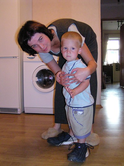 'Ольга' и Даня. 2004