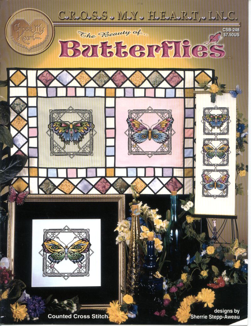 картинка. бабочки-витражи СMH