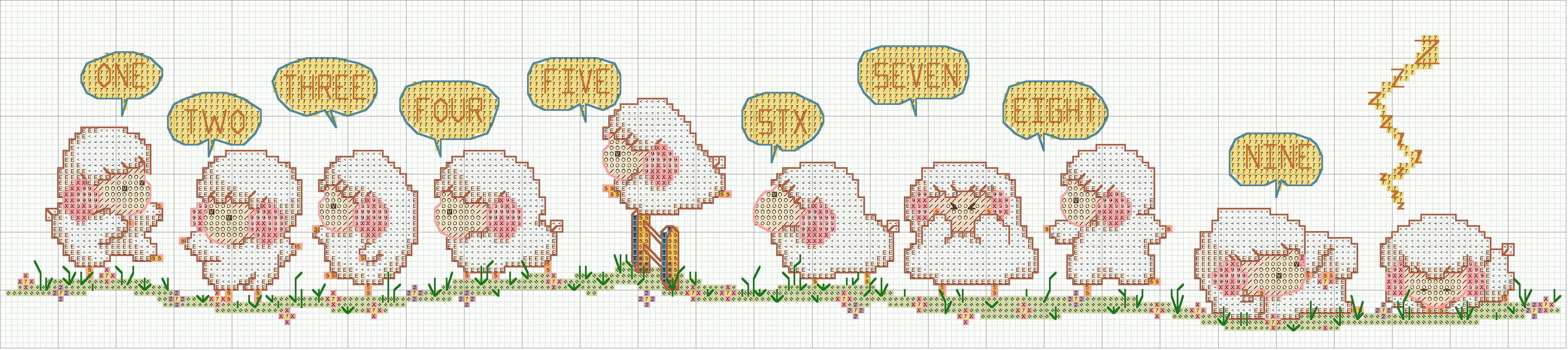 схема. овечки