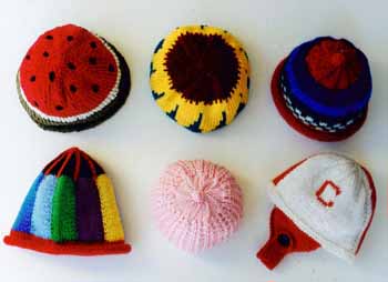Фруктово-ягодные и другие забавные шапочки