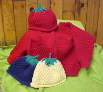 Лимон и Клубника. Фруктово-ягодные и другие забавные шапочки