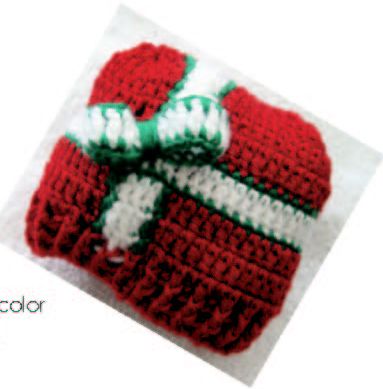 Шапка в виде подарка. Фруктово-ягодные и другие забавные шапочки