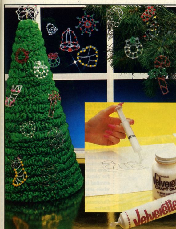 Вязаная елка - картинка из рекламы. Идейный журнал № 1 - новогодний