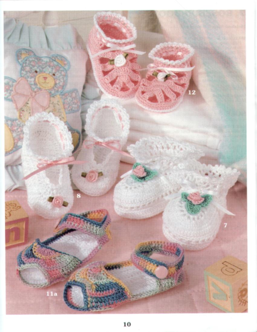 стр 10. Пинетки-журнал с описаниями